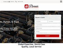 Tablet Screenshot of pioneerindustrial.com